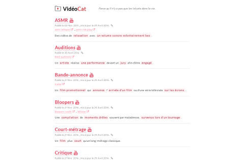 Capture d'écran de Videocat