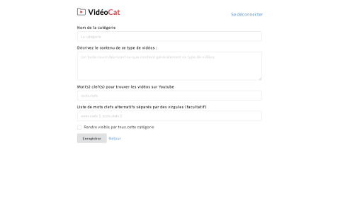 Capture d'écran de Videocat